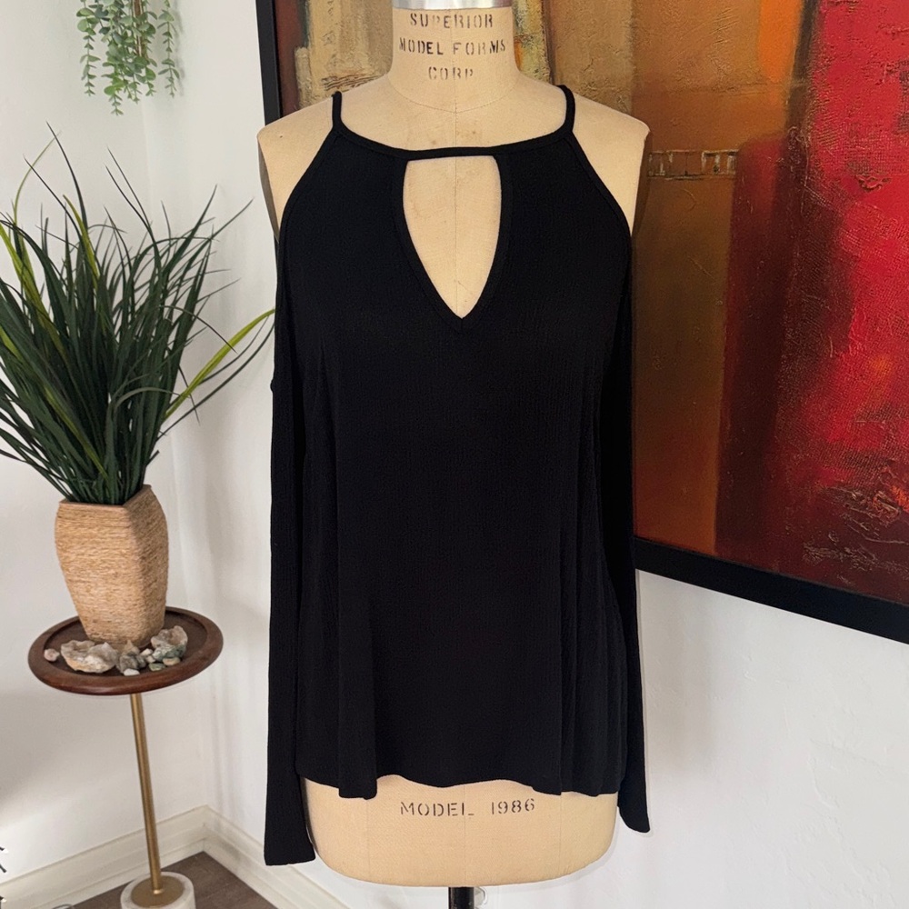 Mossimo Cold Shoulder, Long Sleeve NWOT Top